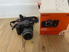 Sony Alpha A200 10.2MP Digital SLR Camera - Black