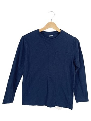 Vertbaudet Langarmshirt Jungen Blau Baumwolle Basic Gr. 164