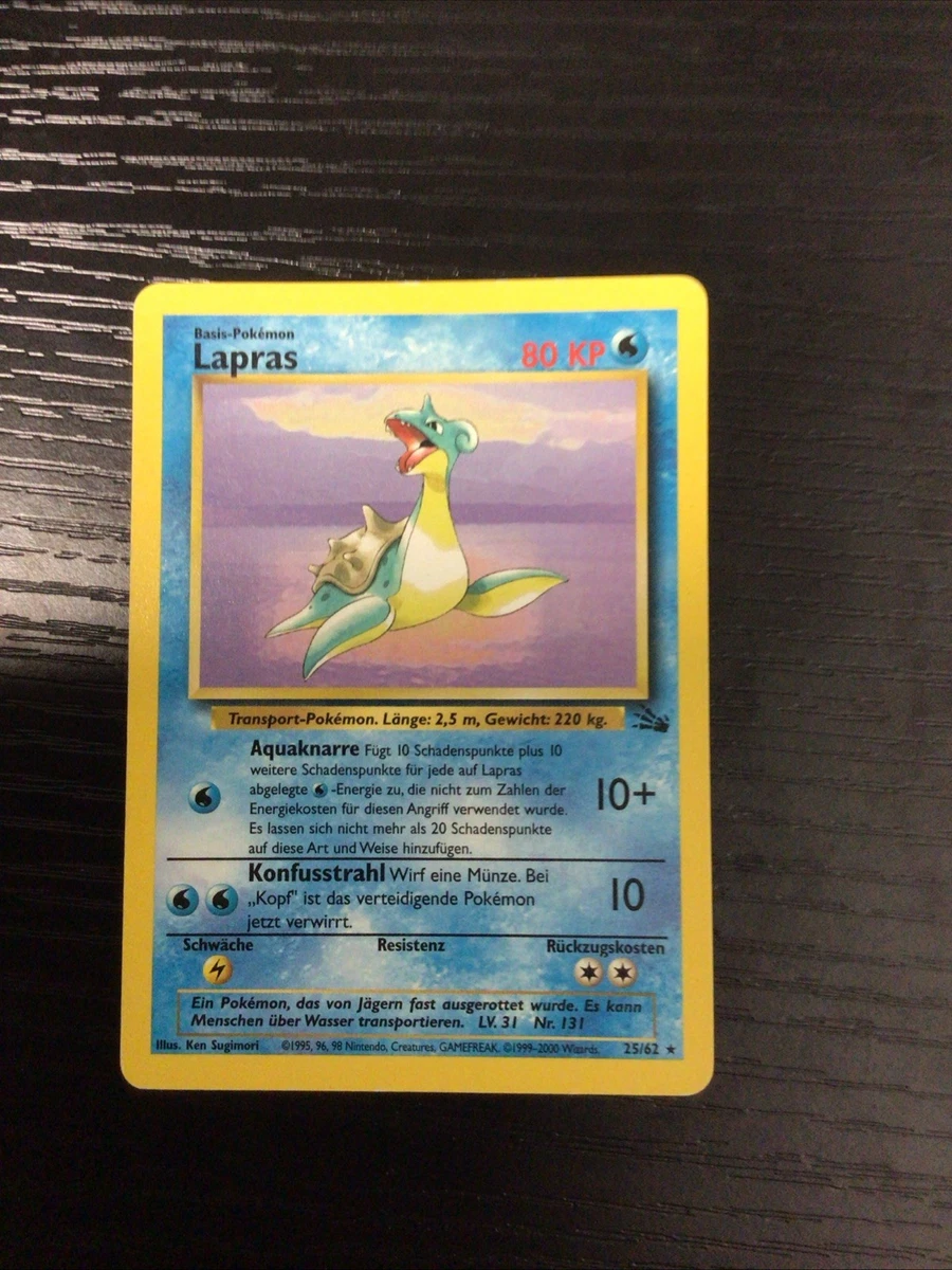 Fossil Lapras Pokmon TCG Individual Collectible Card Game Cards for sale - eBay Fossil Lapras Pokmon TCG Individual Collectible Card Game Cards for sale - eBay