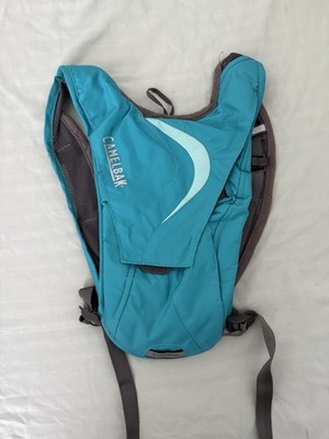 CamelBak Charm Hydration Pack Blue Gray Nylon Lightweight Hiking Adjustable