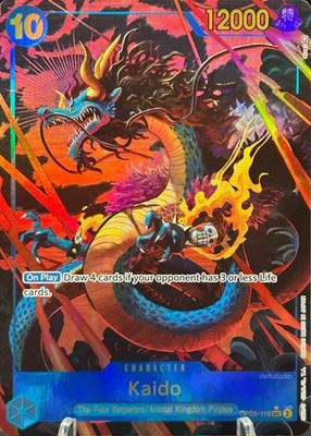   Kaido   OP05-118 Alt Art SEC Awakening of the New Era One Piece TCG NM