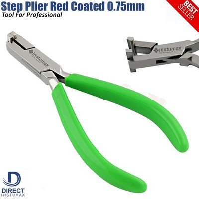 INSTUMAX Orthodontic Step Pliers   TC Tips 0.5mm 0.75mm 1mm Dental Lab Tool
