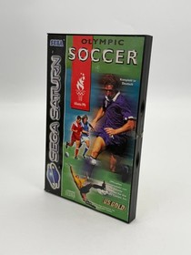 Olympic Soccer Sega Saturn guter Zustand CIB OVP