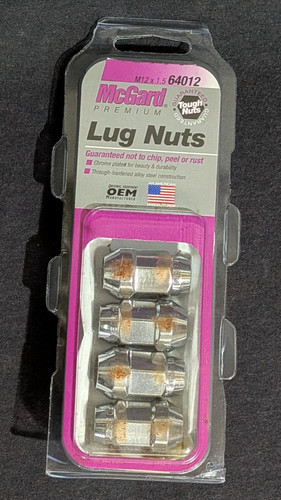 McGard 64012 Chrome Lug Nuts M12 x 1.5 Acorn/Conical Seat