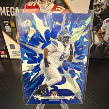 2025 Topps Resurgence Tyleik Williams Detroit Lions Navy Surge Rookie /275 #130