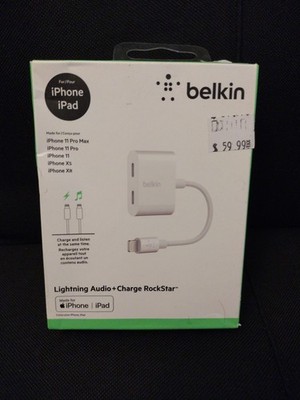 Belkin Lightning Audio + Charge RockStar - MFi-Certified - iPhone/iPad  