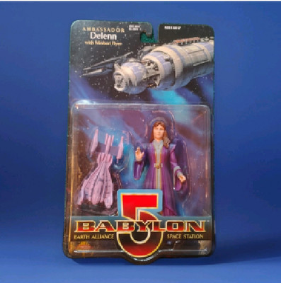 1997 Babylon 5 Delenn Figure NIB Sealed Minbari Flyer Exclusive Toy