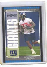 2005 Bowman Brandon Jacobs #122 RC