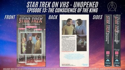 Star Trek VHS (unopened) 13 The Conscience Of The King