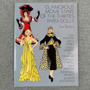 Vintage 70s Dover Paper Dolls Glamorous Movie Stars of the Thirties Tom Uncut