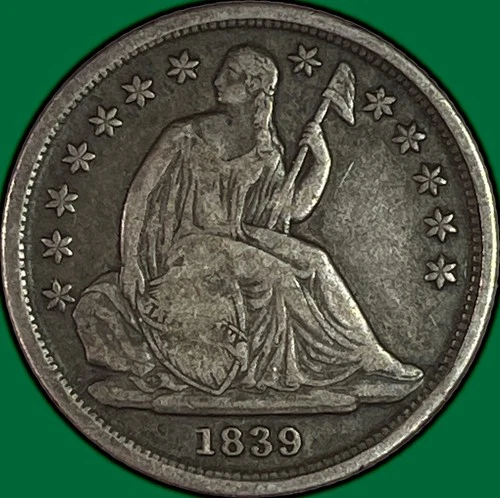 1839-O Seated Liberty Dime Very Fine VF Coin #38172