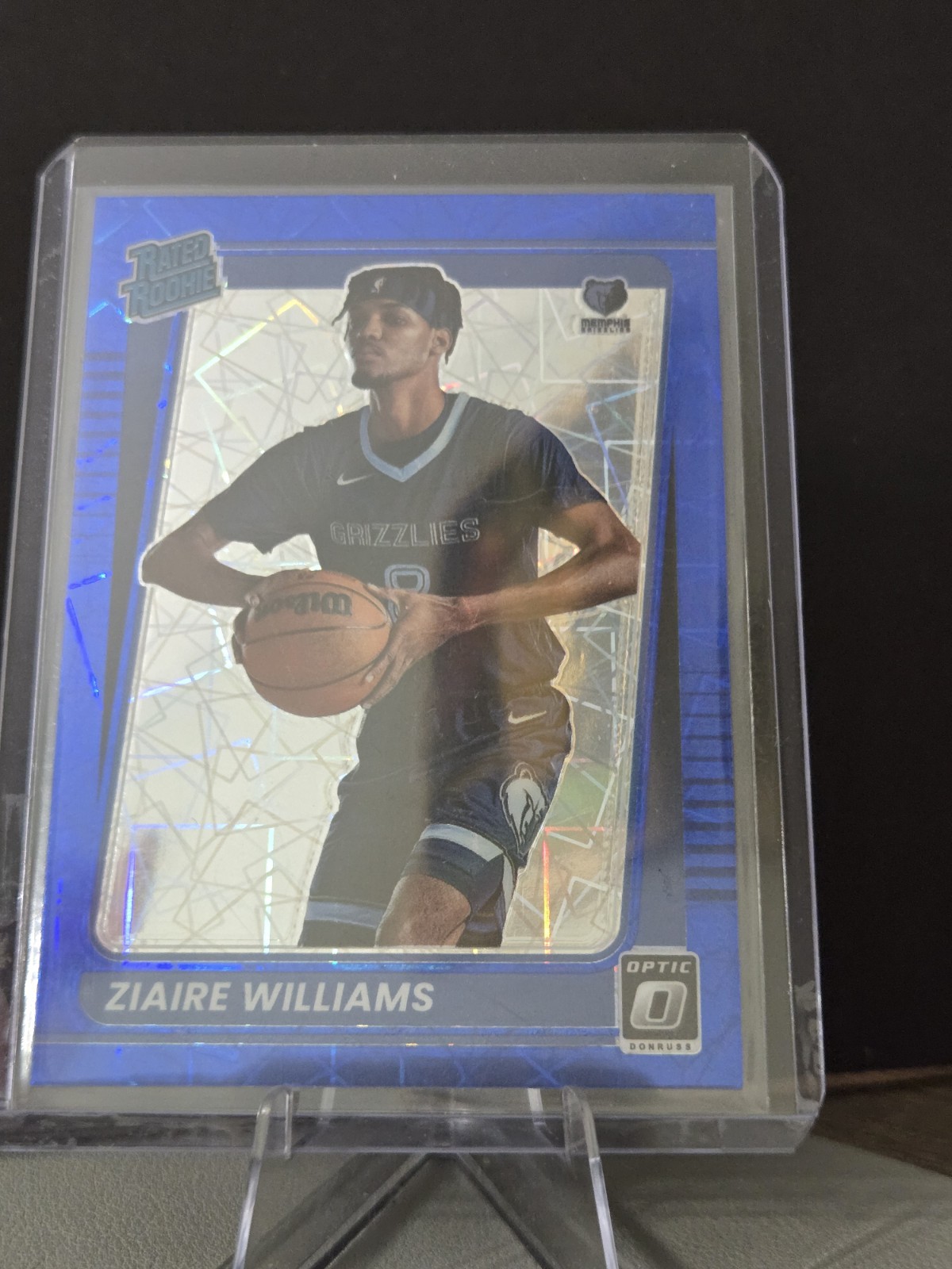 2021-22 Panini Optic - Rated Rookie Ziaire Williams #198 Blue Velocity