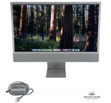 Apple 2021 iMac 24" A2438 3.20GHz 8-Core M1 1TB SSD 16GB RAM 4.5K Silver