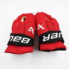 Bauer Vapor Pro Stock Rękawice hokejowe 15" New Jersey NHL Hamilton Game - wydane