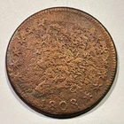 Photo of a 1808-P Large Cent from an eBay listing that sold on Jul 8, 2026