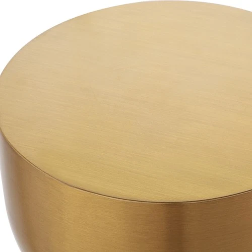 Uttermost 24102 Golden Vessel 10"W Stainless Steel Accent Table - Gold - Picture 3 of 5