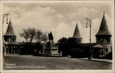 RPPC Fisherman Bastion Budapest Hungary vintage postcard f752
