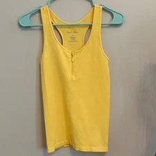 Active Basic Yellow Tank Top