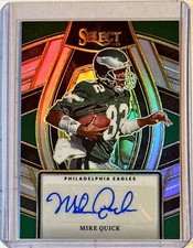 Mike Quick 2023 Panini Select Select Signatures Prizm Auto #SELS-MQU