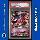 2014 POKEMON XY PHANTOM FORCES #035/119 M GENGAR EX PSA 7