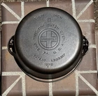 Griswold Cast Iron #8 Tite-Top Dutch Oven-NO LID-SITS FLAT