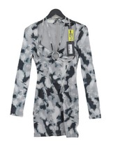 EGO Bodycon Midi Dress UK8 in Multi