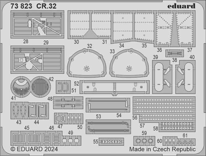Eduard Accessories 73823 - 1:72 Cr.32 Italeri - New