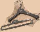 X2 Authentic PRADA Milano Coat Jacket + Pants Hangers - Small - Grey Silver Logo — photo 2