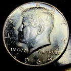 1964-D Kennedy Half Dollar, 90% Silver AU