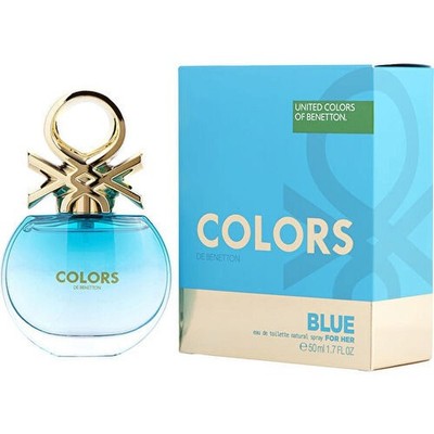 Colors BLUE United Colors Of Benetton 2.7oz/80mL Women's Natural EDT Spray NIB