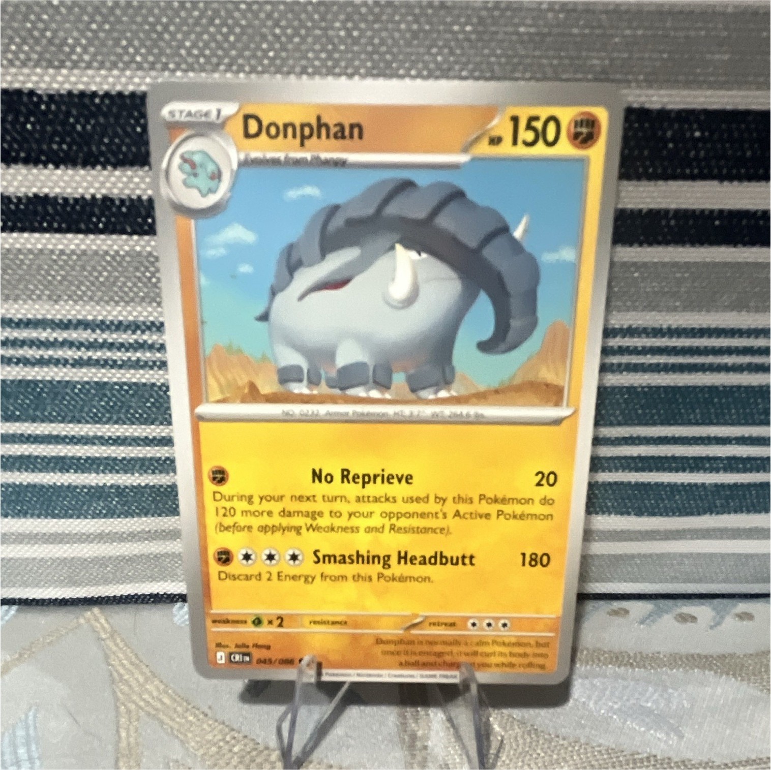 Pokemon TCG Donphan 112/214 Lost Thunder Rare Holo Stage 1 HP 150 English (2018)