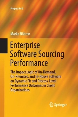 Enterprise Software Sourcing Performance - 9783319370873