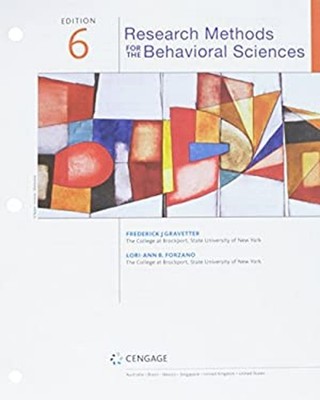 Bundle: Research Methods for the Behavioral Sciences, Loose-Leaf