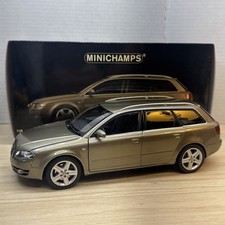 Minichamps 1:18 Audi A4 Avant 2005 Beige Metallic Dealer Model w Box Rare