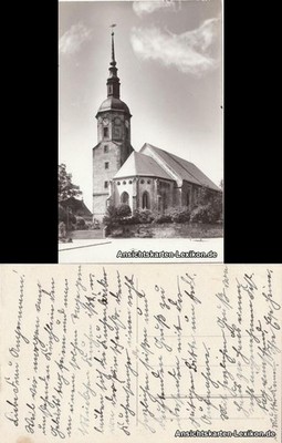 Ansichtskarte Dohna Kirche 1930