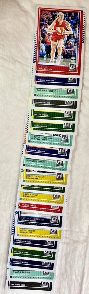 🎄 2025 Panini Donruss WNBA Complete Set 🏀 NEW in Cases, Rookies + special MINT - Image 4 of 4