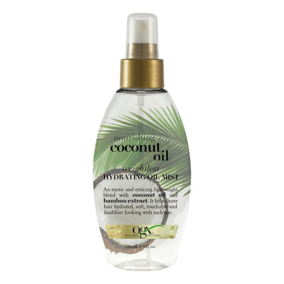 OGX Nourishing + Coconut Oil Weightless Hydrating Oil Hair Mist, Lightweight Lea