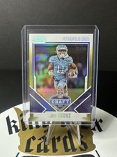 2023 SCORE Football Josh Downs NFL Draft Gold Zone #d/50!! Indianapolis Colts!!