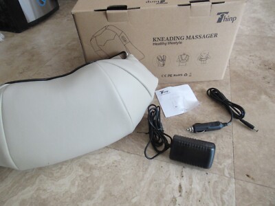 Thinp Shiatsu neck, back, kneading massager with heat, NEW
