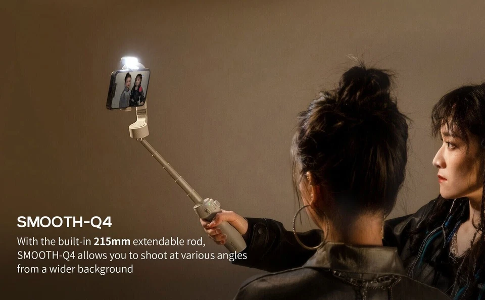 ZHIYUN SMOOTH Q4 Combo Smartphone iPhone Gimbal Stabilizer Megnetic Fill Light - Image 4 of 4