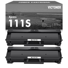 2pk Toner Cartridge MLTD111S MLT-D111S For Samsung 111S Xpress M2070FW M2020W