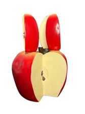 Vintage Apple Butter Cheese Knife Holder Set Kitchen Home Apple Decor - 4 Knives