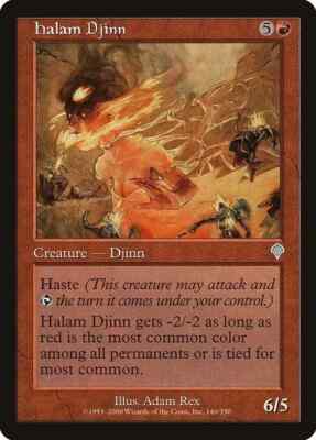 HALAM DJINN X 4 E/X+ INVASION MAGIC THE GATHERING