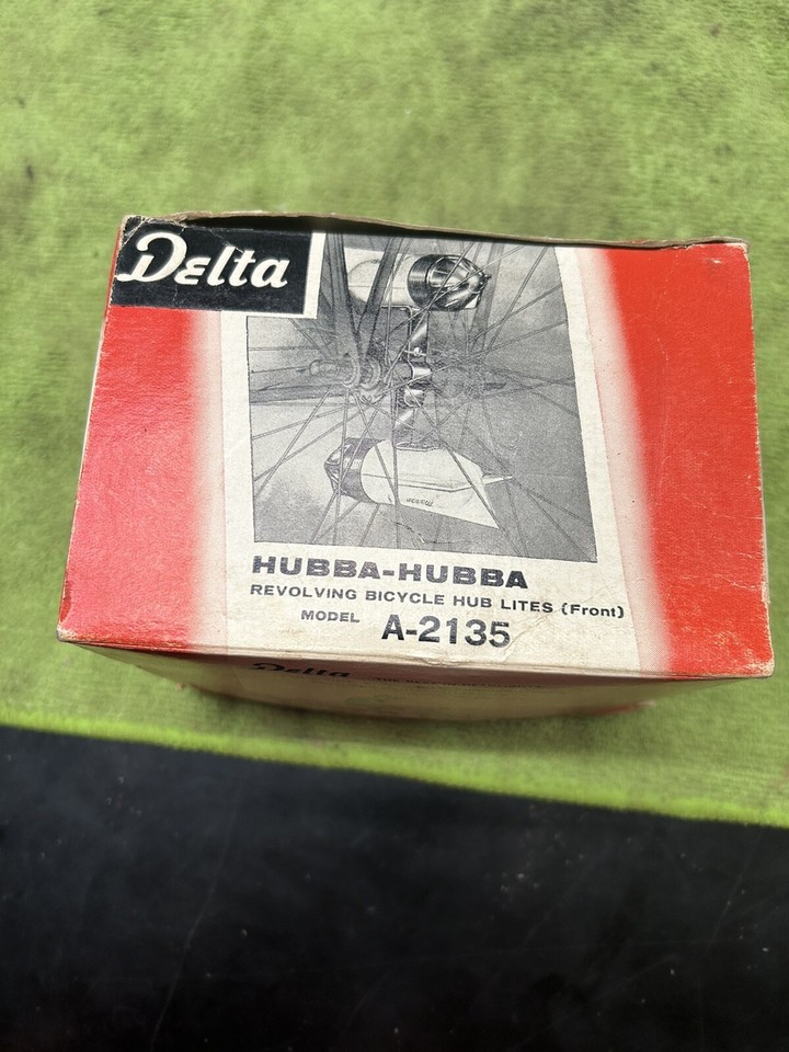 NOS VINTAGE DELTA BICYCLE FRONT HUB LIGHTS A2135 IN ORIGINAL BOX eBay