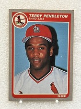 1985 Fleer Terry Pendleton Rookie Card 236