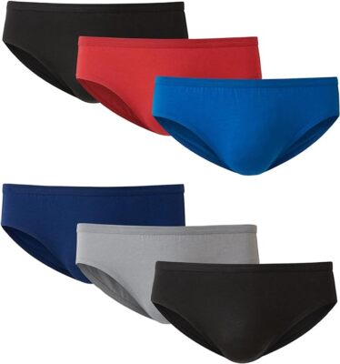 Hanes Men's Tagless Comfort Flex Fit Dyed Bikini Cotton Blend 3 or 6 Pairs