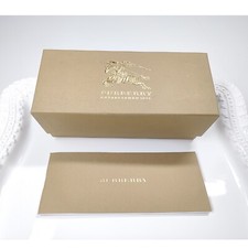 Original Burberry Sunglasses EMPTY BOX Replacement Brown Gift  Booklet 7"