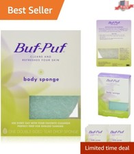 Gentle Exfoliating Double-Sided Body Sponge Set - Perfect for All Skin Types