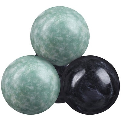 6 Sets Marmor Handballs Handübungsmassage Bälle Round Hand Rolling Bugs