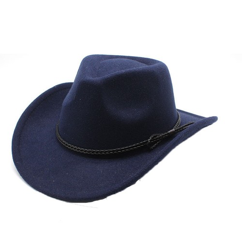 56-58cm Fedora Hat with Leather Band - AU Mens Cowboy Style - Picture 20 of 25